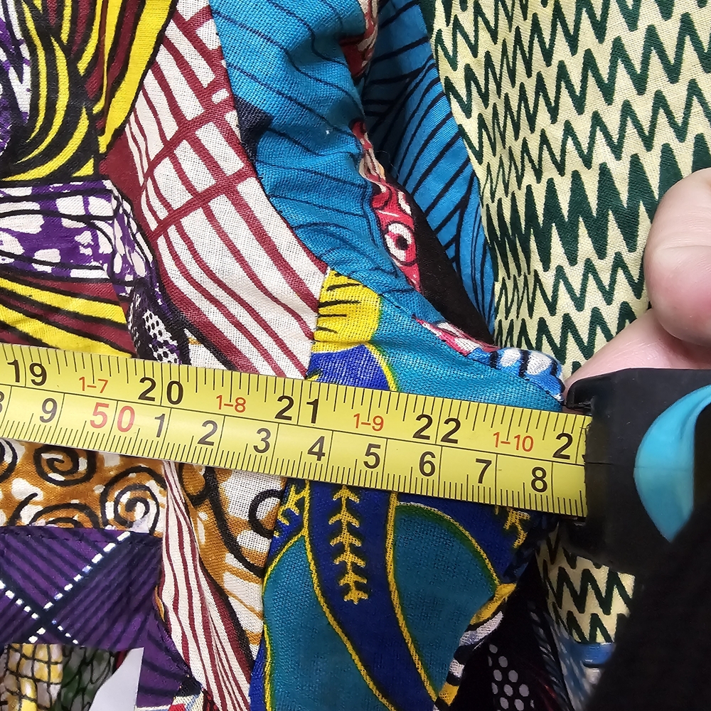 Ankara Peplum Vibrant Multicolor Patchwork Crop W… - image 5